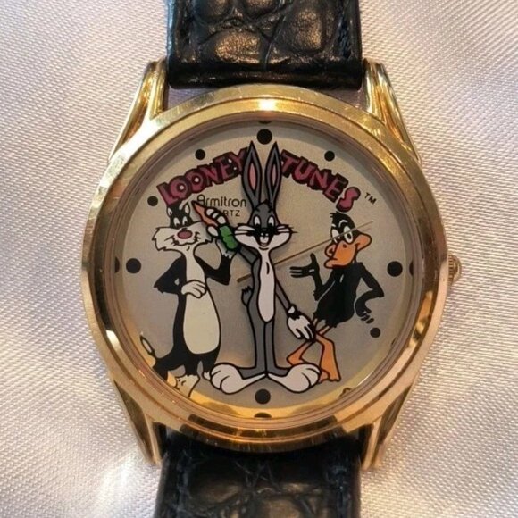 RARE Looney Tunes Armitron Quartz Watch | 90s Looney Tunes Bugs Bunny main image 6